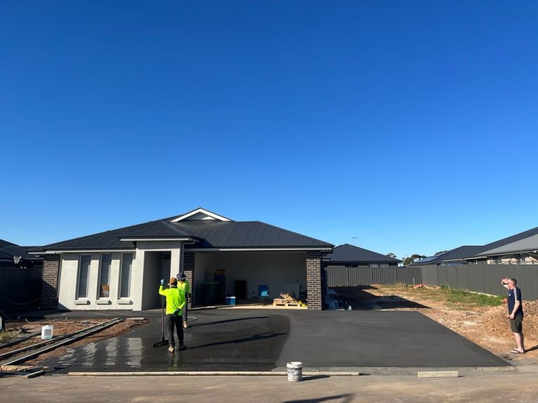 Charcoal Driveway - Concrete Contractor Adelaide SA