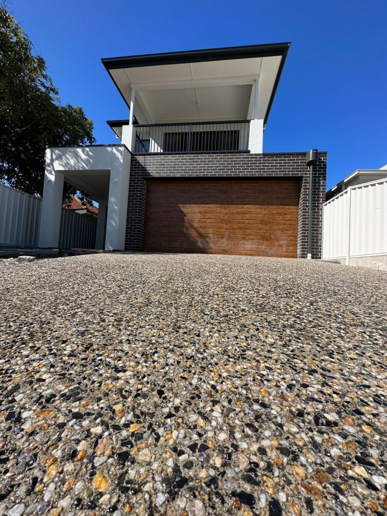 Residential Project - Exposed Aggregate Driveway